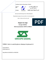 Rapport de Stage Saidal-2