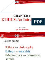 Chapter 1 Ethics An Introduction Final
