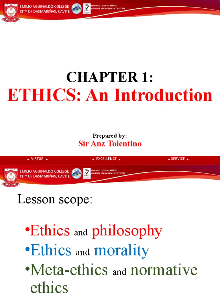 Introduction to Ethics and Philosophy | PDF | Reason | Epistemology