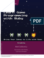 Learn Game Programming With Ruby Bring Your Ideas ... - (Cover)