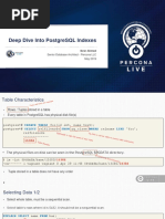 A Deep Dive Into PostgreSQL Indexing