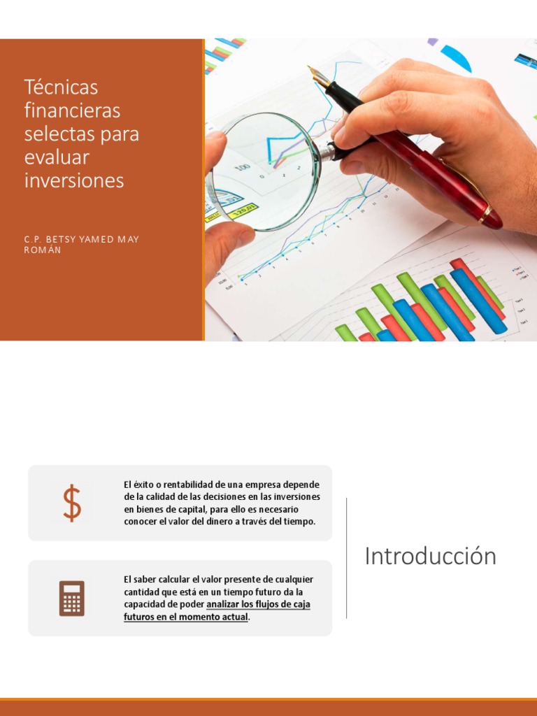 Técnicas Financieras para Inversiones | PDF | Tasa interna de retorno ...