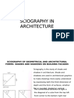 Sciography in Sciography in Architecture Architecture