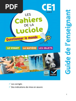 Ce1 Luciole Guide De Lenseignantpdf Pdf Dent Plantes