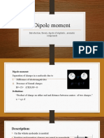 Dipole Moment: Introduction, Theory, Dipole of Aliphatic, Aromatic Compounds