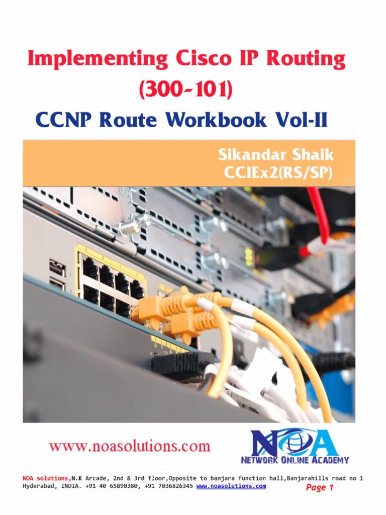 000 Sikandar CCNP Route V20 Oct 2015 - Vol-2 - 2 | PDF