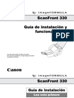 Scan Front 330 Setupand Operation Guide S