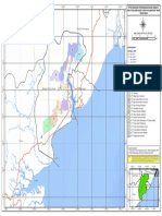Peta Sebaran Perkebunan Kabupaten Penajam Paser Utara Tahun 2020