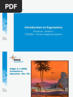 Introduction to Ergonomics Overview | PDF | Human Factors And ...