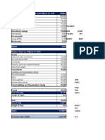 Income Statement and Balance Sheet for FY2019 with Financial Metrics