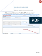 3 - Medicentre 2.5 User Guide - Cashier Shift Reconciliation