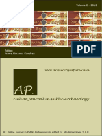 Online Journal in Public Archaeology: ISSN: 2171-6315