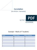 Correlation: (For M.B.A. I Semester)