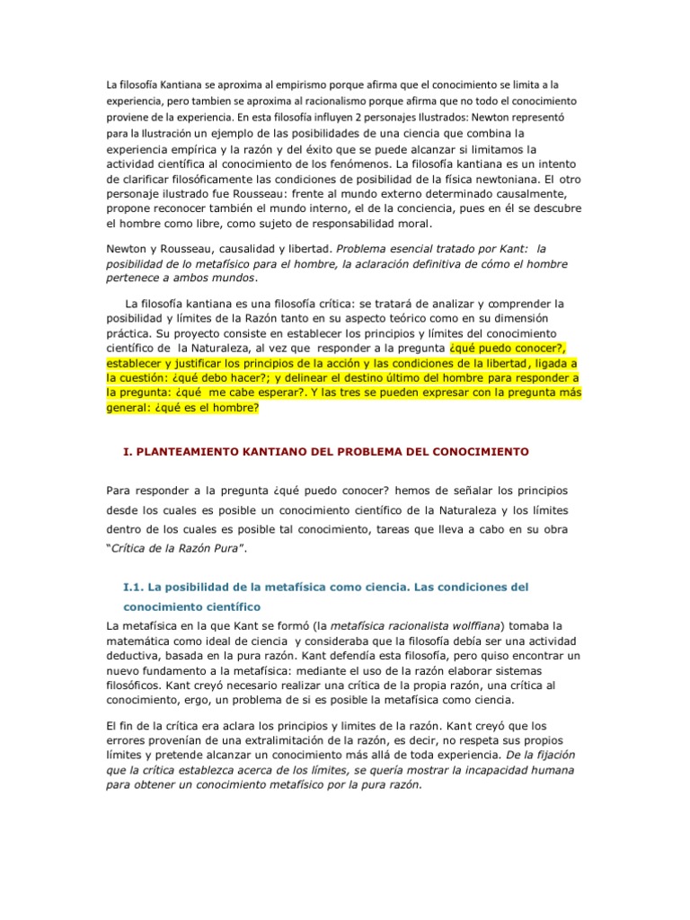 Kant Expo | PDF | A priori y a posteriori | Immanuel Kant