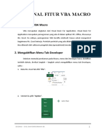 Mengenal Fitur VBA Macro