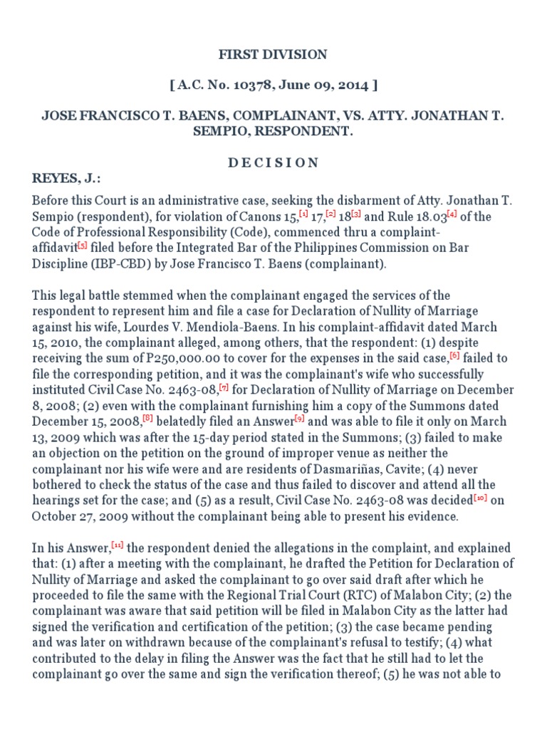 Legal Ethics Landmark Full Cases Part 2 PDF Conflict Of Interest