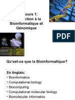 Cours1 Bioinfo Intro