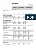 6.Hydraulic Pressure Spesification