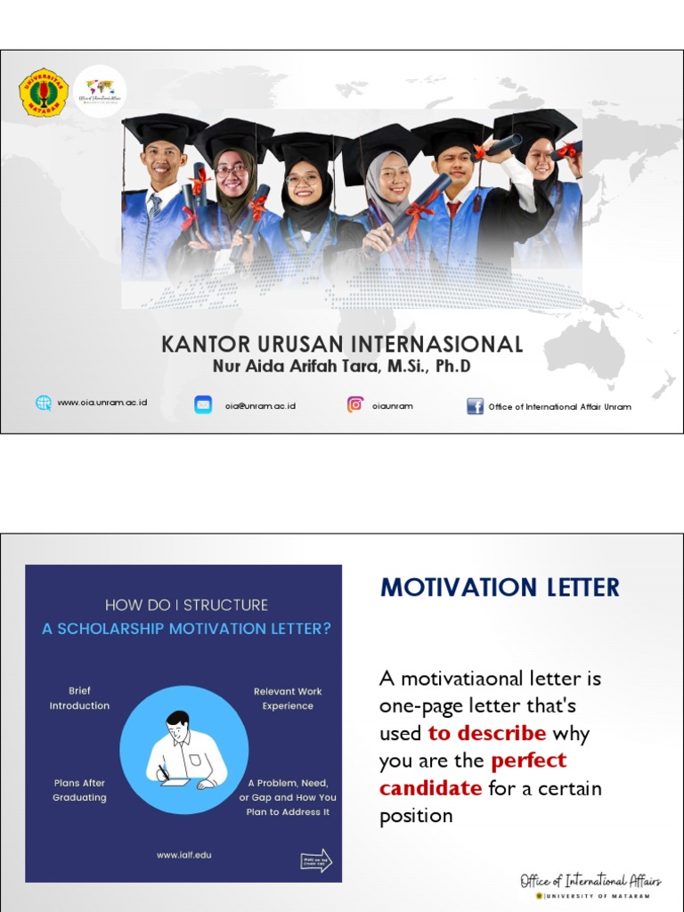 Beasiswa Ntb-Motivation Letter Dan Study Plan | PDF | Economies
