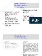 HW# 2 /tutorial # 2 WWWR Chapter 17 ID Chapter 3