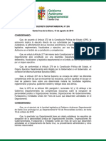 Decreto Departamental 205