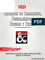 EXPANSION DE ARMAMENTO, EQUIPAMIENTO, ESCUDOS y EXTRAS - D&D 5e