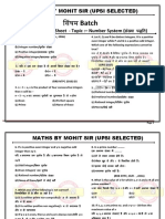 Batch: Maths by Mohit Sir (Upsi Selected) Daily Practice Sheet - Topic: - Number System (La ( K I) FR)