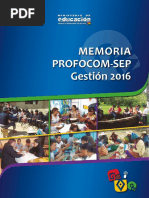 Memoria Profocom 2016