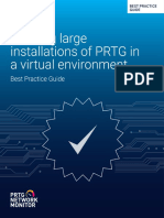 Best Practice Guide Large Installations PRTG Virtual Environments