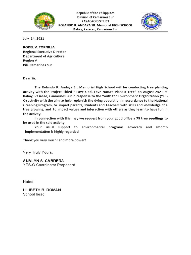 application letter for work immersion template