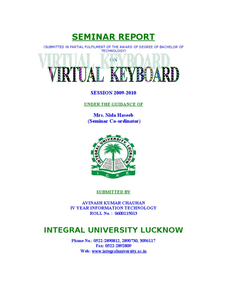 VIRTUAL KEYBOARD Avi | PDF | Personal Digital Assistant | Computer Keyboard