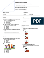 Soal PTS Kelas 1 Semester 1 Tema 1 - Kamimadrasah