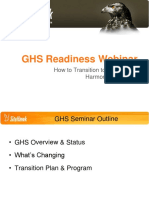 GHS Readiness Webinar: How To Transition To The Globally Harmonized System