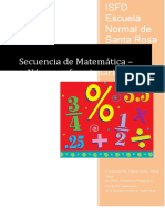 Secuencia  Matemática Esc. N°4 - Payela - Seival