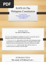 BAPS 60 The Philippine Constituion