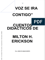 "Mi Voz Se Ira Contigo" Cuentos Didacticos de Milton H. Erickson