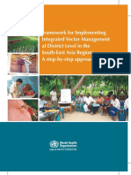 Framework For Implementing Integrated Vector Management at District Level in The South-East Asia Region: A Step-By-Step Approach
