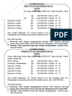 LATIHAN SOAL DISTRIBUSI BAGI HASIL