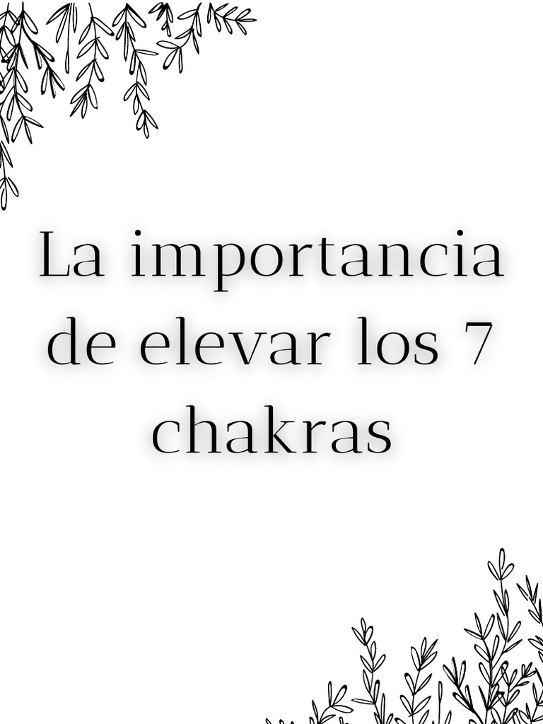 Equilibrio de Chakras y Respiración | PDF | Respiración | Amor