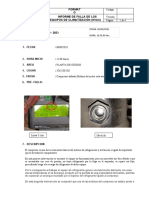 Reporte de Falla 3562-Ac-302 F