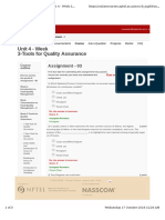 Unit 4 - Week 3-Tools For Quality Assurance: Assignment - 03