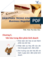 E. Dam Phan Kinh Doanh. Chuong 5. Van Hoa Trong Dam Phan