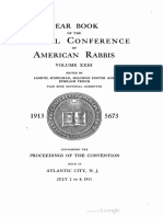 Year Book of The Central Conference of American Rabbis