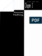 Assume Nothing: Previous Home Next