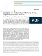 Etiological and Epidemiological Features of Acute