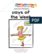 Days of The Week Sheets Level1 GSL