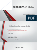 Hukum Dasar Kimia