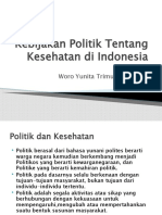 Kebijakan Politik Tentang Kesehatan Di Indonesia - IDK7