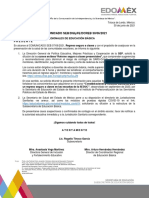 Comunicado SEB - DGIyFE - DCREB 30-06-2021 Cursos SEP y Jurisdicciones Sanitarias