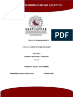 Instituto Tecnológico de San Luis Potosí: Materia: Herramentales II